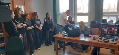 Wieruszowscy policjanci spotkali się z młodzieżą